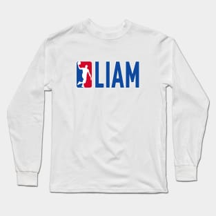 Liam NBA Basketball Custom Player Your Name T-Shirt Long Sleeve T-Shirt